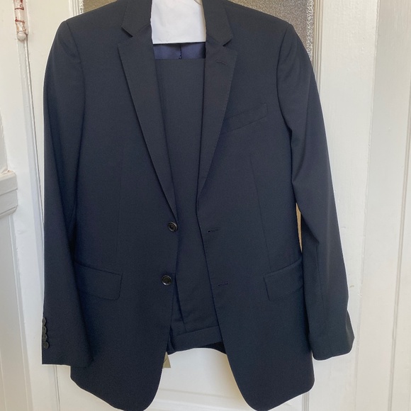 Burberry Navy Suit - Picture 1 of 6